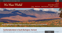 Desktop Screenshot of hohummotelvt.com